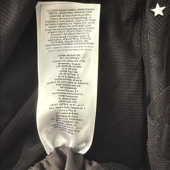 Guess Black Tulle Starry Skirt with lining. Size 16. - Picture 5 of 9